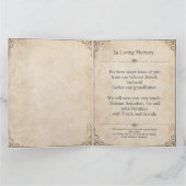 Helaas is het niet te zien - Funeral  Card Kaart (Binnen)