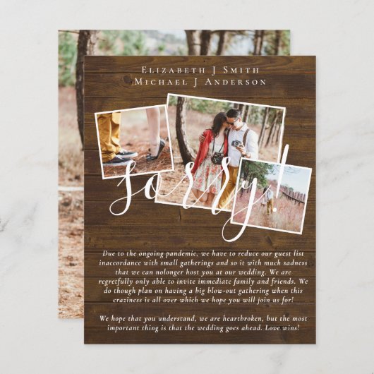 HELAAS! Je bent niet meer uitgenodigd voor de brui (Voorkant / Achterkant)