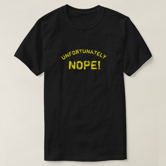 HELAAS NOPE T-SHIRT (Design voorkant)