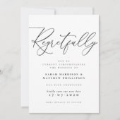 Helaas Uitgesteld Script Huwelijksaankondiging Kaart (Voorkant)