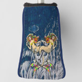 Helaas zeemeerminnen bij anker golfheadcover (Draai 90)