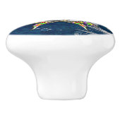 Helaas zeemeerminnen bij anker keramische knop (Zijkant)