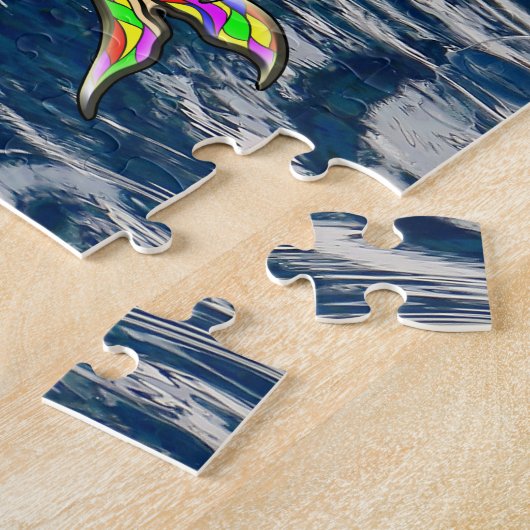 Helaas zeemeerminnen bij anker legpuzzel (Zijkant)