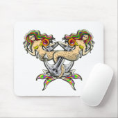 Helaas zeemeerminnen bij anker muismat (Met muis)