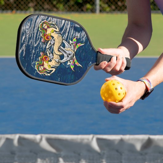 Helaas zeemeerminnen bij anker pickleball paddle (Insitu)