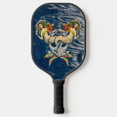 Helaas zeemeerminnen bij anker pickleball paddle (Voorkant)
