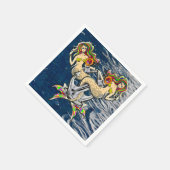 Helaas zeemeerminnen bij anker servet (Hoek)