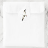 Helaine is een zeemeeuw ronde sticker (Tas)