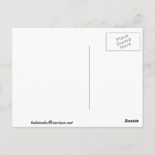 Helaine's Alcatraz Briefkaart (Achterkant)