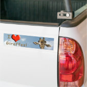 Helaine's Goofy Giraffe Bumpersticker (Op Truck)