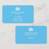 Helblauw Visitekaartje (Voorkant / Achterkant)