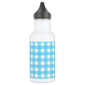 Helcerulean blue gingham waterfles (Links)