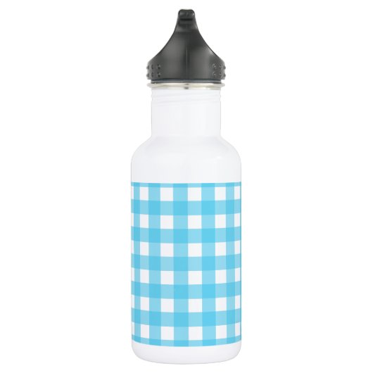 Helcerulean blue gingham waterfles (Rechts)