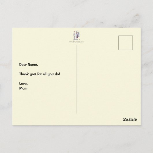 Held Bleek Gele Ansichtkaart Briefkaart (Achterkant)