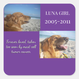 Held Close, Never Forgotten Vierkante Sticker