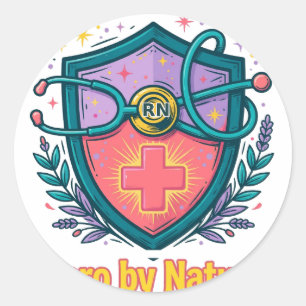Held door Natuur RN Sticker