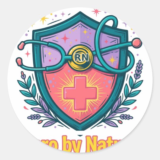 Held door Natuur RN Sticker (Voorkant)