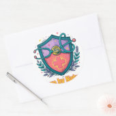 Held door Natuur RN Sticker (Envelop)