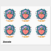 Held door Natuur RN Sticker (Vel)