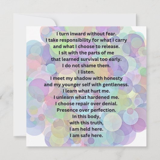 Held Here Notitiekaartje (Achterkant)