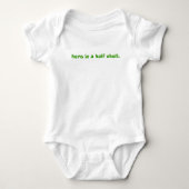 held in een halve schelp. romper (Voorkant)