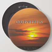 Held in His Peace Ronde Button 6,0 Cm (Voorkant /achterkant)