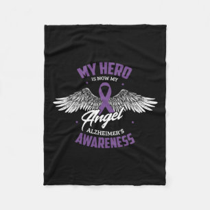 Held is nu mijn engel Alzheimerheimer's bewustzijn Fleece Deken