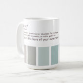 held koffiemok (Voorkant links)