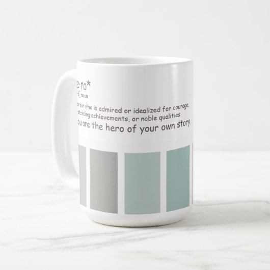 held koffiemok (Voorkant links)