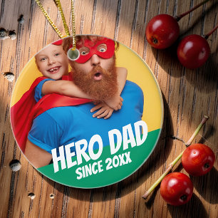 Held Papa Sinds 20XX Modern Koel Eenvoudig Keramisch Ornament