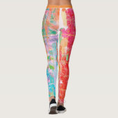 Held pastelpatroon leggings (Achterkant)