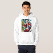 held santa hoodie (Voorkant volledig)