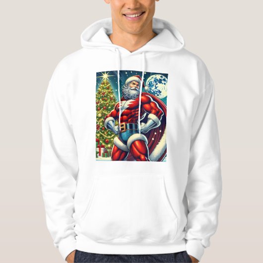 held santa hoodie (Voorkant)
