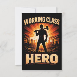 Held van de Werkende Klasse Bedankkaart