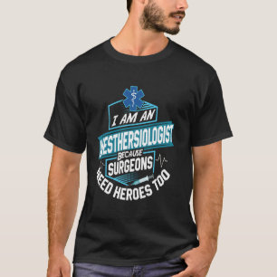 Helden-anesthesioloog Trots CRNA-anesthesiedokter T-shirt