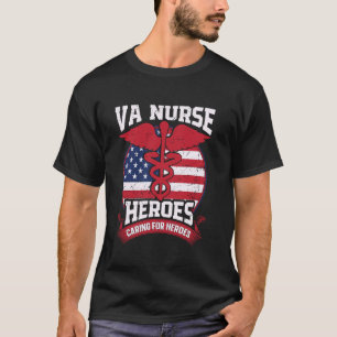 Helden die voor helden zorgen voor VA-verpleegster T-shirt