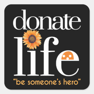 Helden Donate Life Stickers