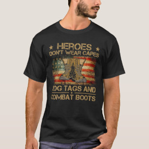 Helden Draag geen kapen die hondenzakken Draag T-shirt
