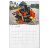 Helden in actie: brandweerman 20XX Kalender (Feb 2027)
