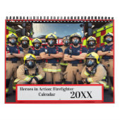 Helden in actie: brandweerman 20XX Kalender (Hoes)