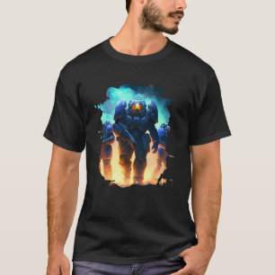 Helden in de ruimte de verbazingwekkende Space Mar T-shirt
