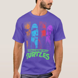 Helden in een half shell donker t-shirt