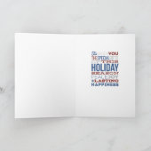 Helden Kerstkaart Feestdagen Kaart (Binnen)