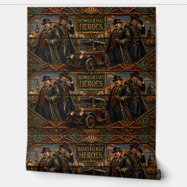 Helden met hoed wallpaper/huis/badkamer/keuken/ behang