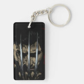 Helden met klauwen sleutelhanger (achterkant)