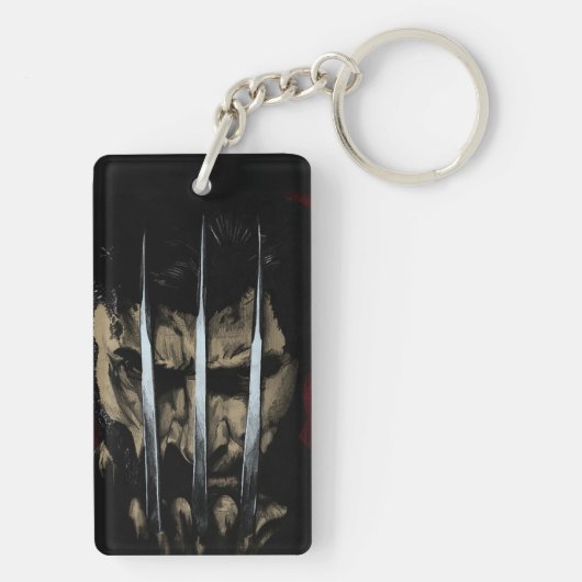 Helden met klauwen sleutelhanger (achterkant)