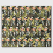Helden Saluut Militaire Inpakpapier (Vlak)
