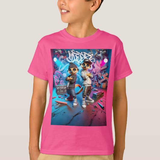 Helden van de dag, Meerkats T-shirt (Voorkant)