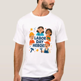 Helden van de Dag van de Arbeid T-shirt