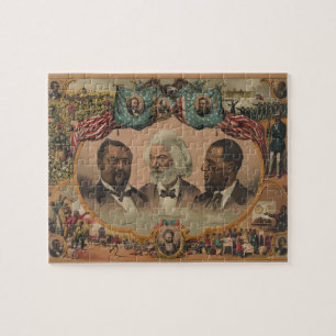 helden van de gekleurde ras 1881 Frederick Douglas Legpuzzel